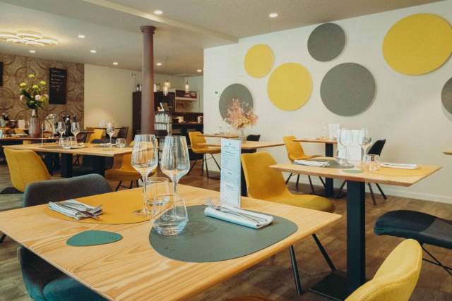 dining room La Muse Bouche · Restaurant Poligny, Jura