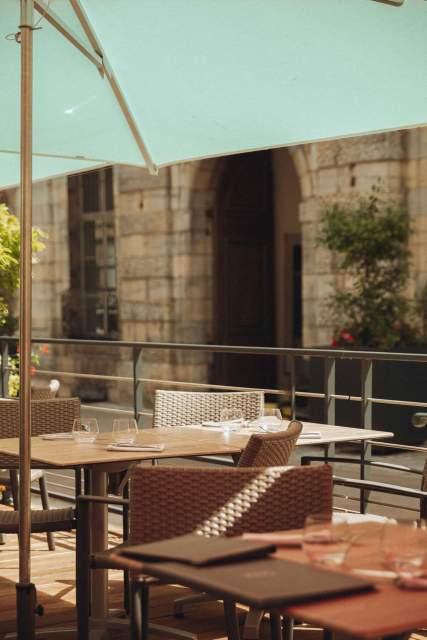 terrace La Muse Bouche · Restaurant Poligny, Jura